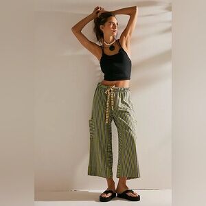Free People Green Blanche Pants (S)